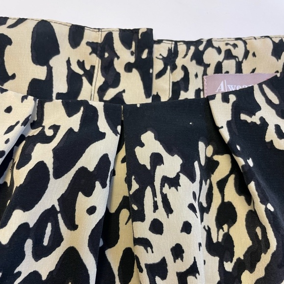 Awear animal printed peplum sleeveless cami top blouse women's size 8 - Picture 3 of 8